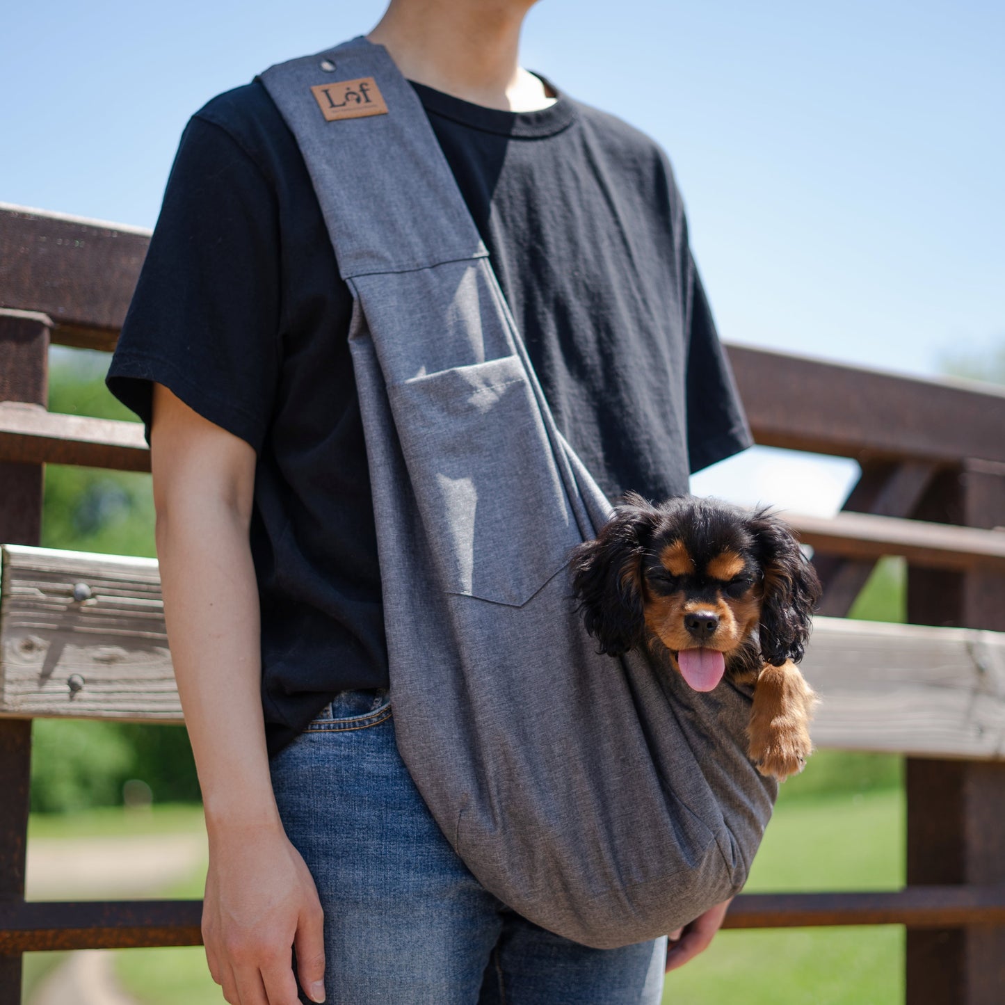 Comfortable & Hands-Free Travel Sling for Small Pets