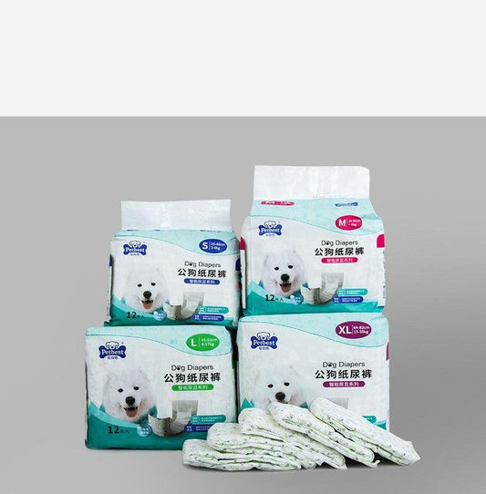 Petbest Gentleman's Essential Dog Diaper - Stylish And Effective Male Dog Diaper-0