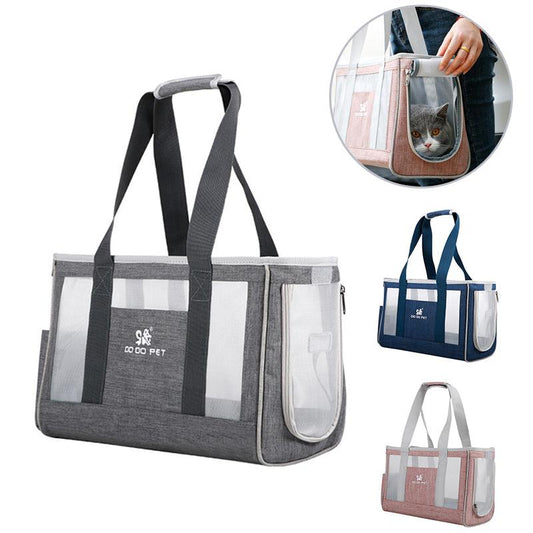 Portable Pet Adventure Backpack: Stylish And Spacious Dog And Cat Carrier For Outdoor Excursions-0